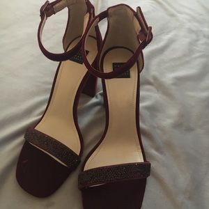 Velvet Strappy Sandals
